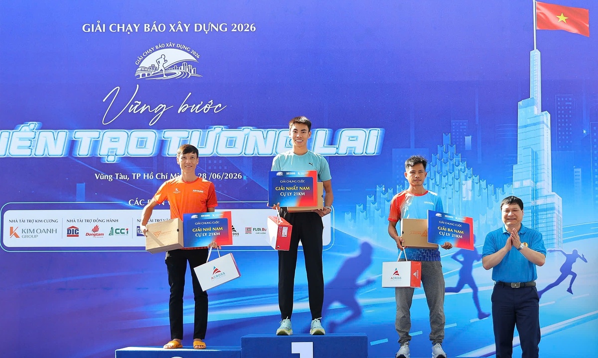 Anh Khôi và Lê Thị Hà chinh phục giải chạy Báo Xây dựng 2026 tại Vũng Tàu - hình ảnh - vipjun88.com Anh Khôi và Lê Thị Hà chinh phục giải chạy Báo Xây dựng 2026 tại Vũng Tàu - hình ảnh - vipjun88.com