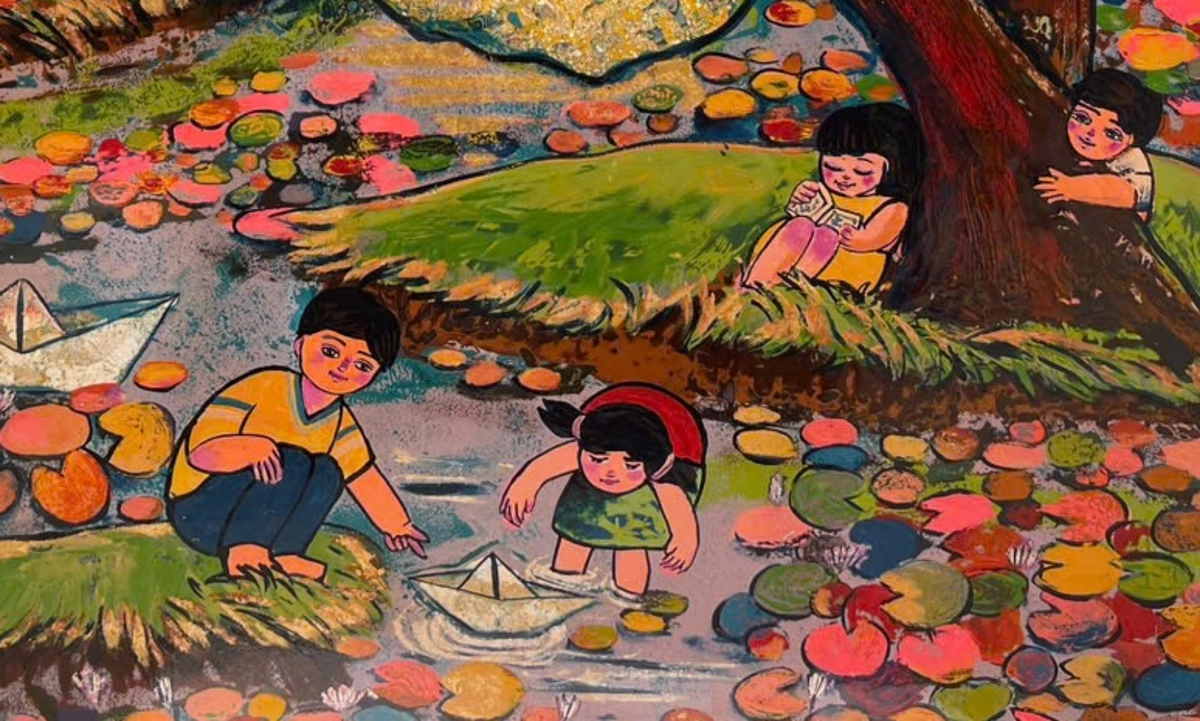 JUN88 cược bóng đá và ký ức tuổi thơ trong tranh sơn mài của Tú Quyên - hình ảnh - vipjun88.com JUN88 cược bóng đá và ký ức tuổi thơ trong tranh sơn mài của Tú Quyên - hình ảnh - vipjun88.com